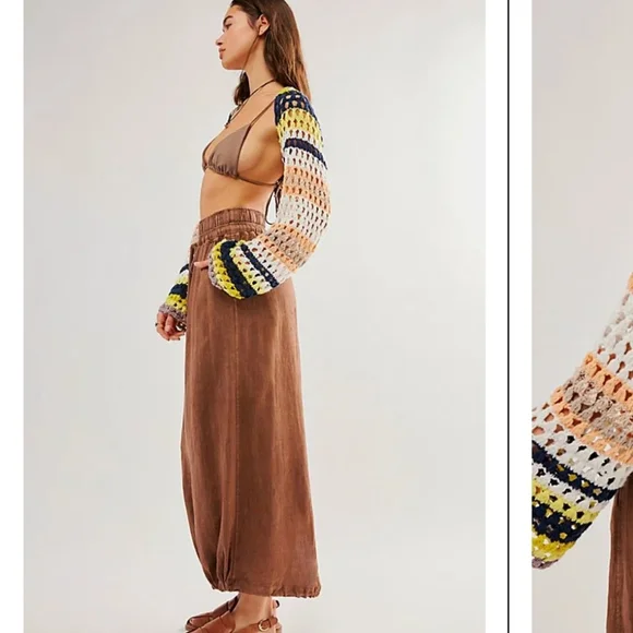 New Free People Gia Crochet Shrug - Beachy Combo - Picture 4 of 9